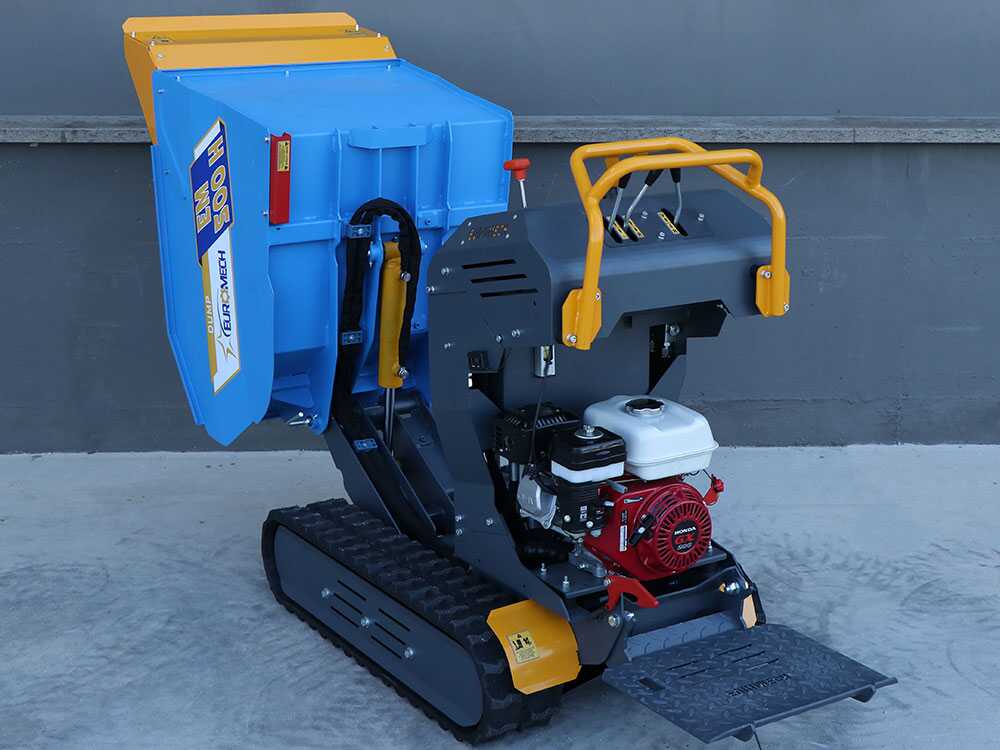 Rupsdumper laadvermogen 500 kg EuroMech EM500H-Dump, hydraulisch kiepen, detail 11