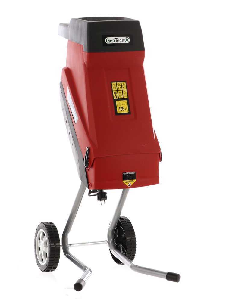 GeoTech ES 2450 Blades elektrische hakselaar, takken tot 45 mm, detail 11