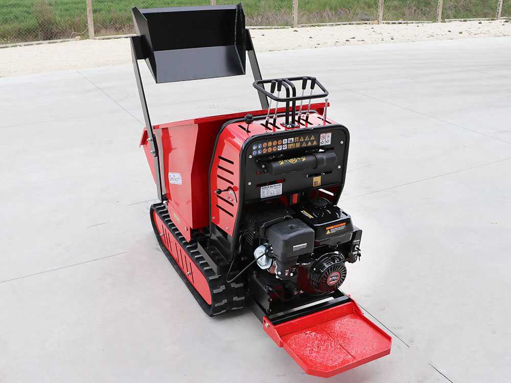 Rupsdumper laadvermogen 500 kg GeoTech Pro Geoporter 550 DHS Hydro, hydraulisch kiepen, detail 11