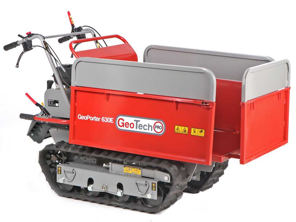 Motorkruiwagen laadvermogen 600 kg GeoTech Pro GeoPorter 630E, detail 10