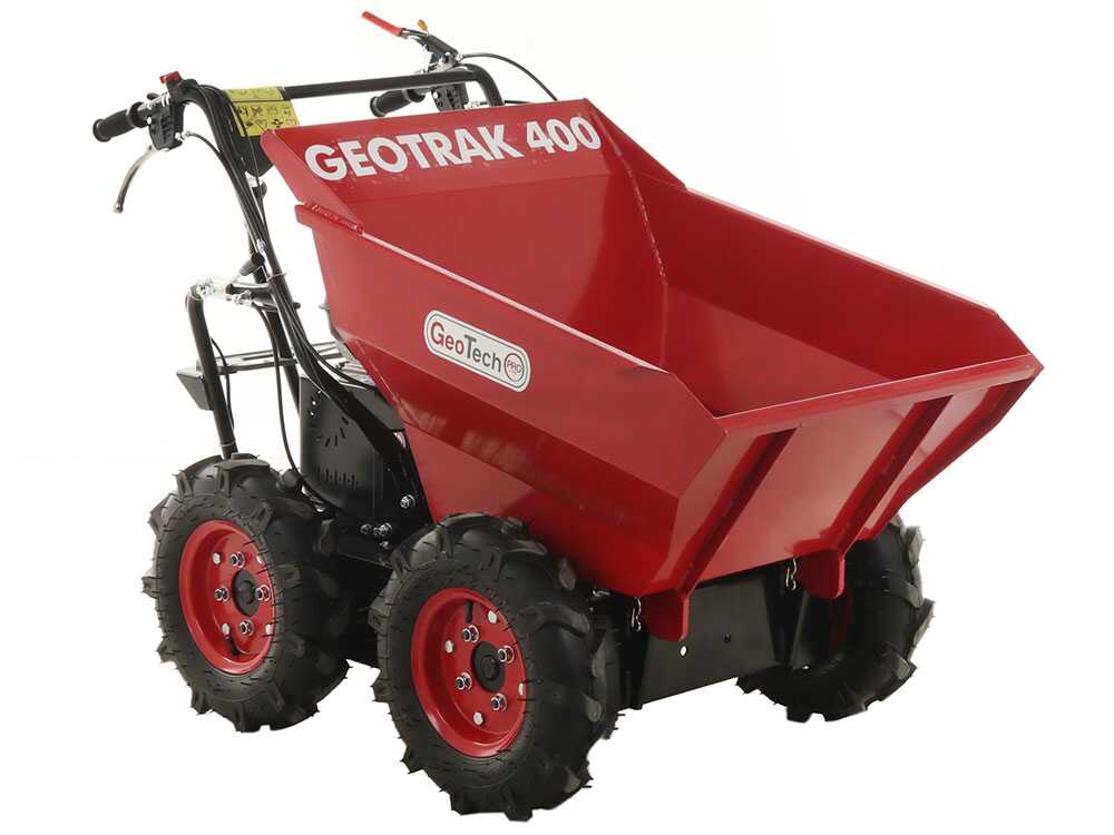 Motorkruiwagen laadvermogen 400 kg GeoTech Pro GEOTRAK 400, 4x4, detail 10