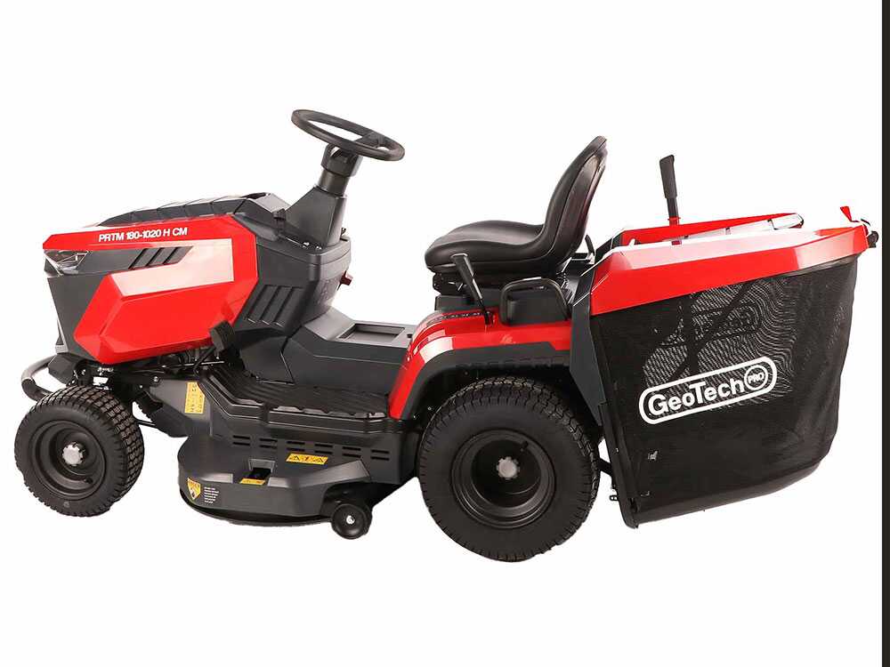 GeoTech Pro PRTM 180-1020 H-CM gazontractor met opvangbak 102 cm, hydrostaat, detail 10