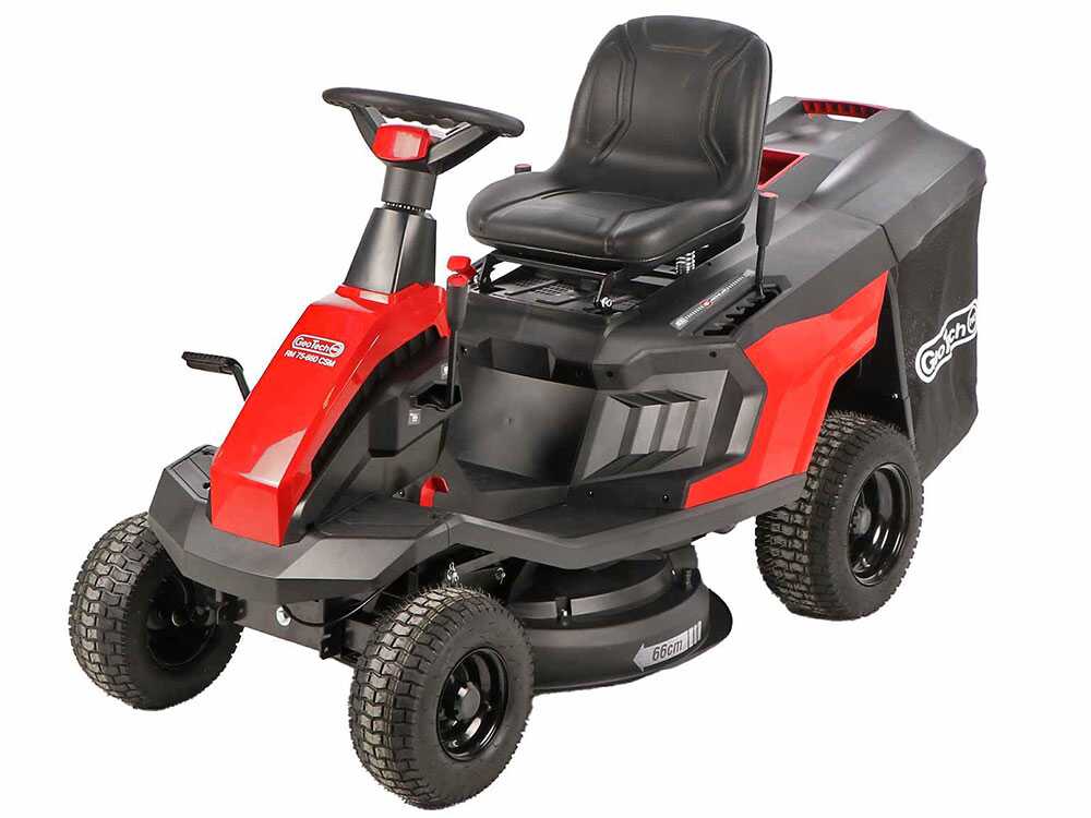 GeoTech Pro RM 75-660 CSM zitmaaier met opvangbak 66 cm, versnellingsbak, detail 10