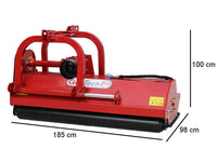 GeoTech Pro RMF140 omkeerbare klepelmaaier 140 cm, hydraulisch verschuifbaar, detail 11
