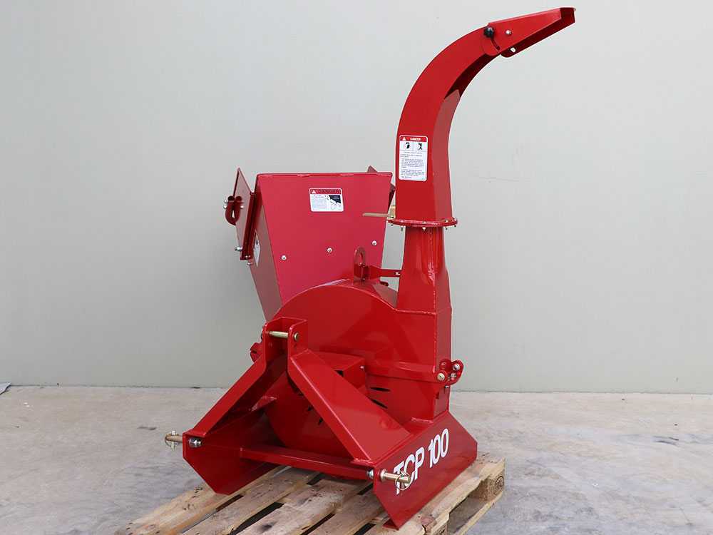 GeoTech Pro TCP 100 aftakas hakselaar, takken tot 100 mm, detail 11
