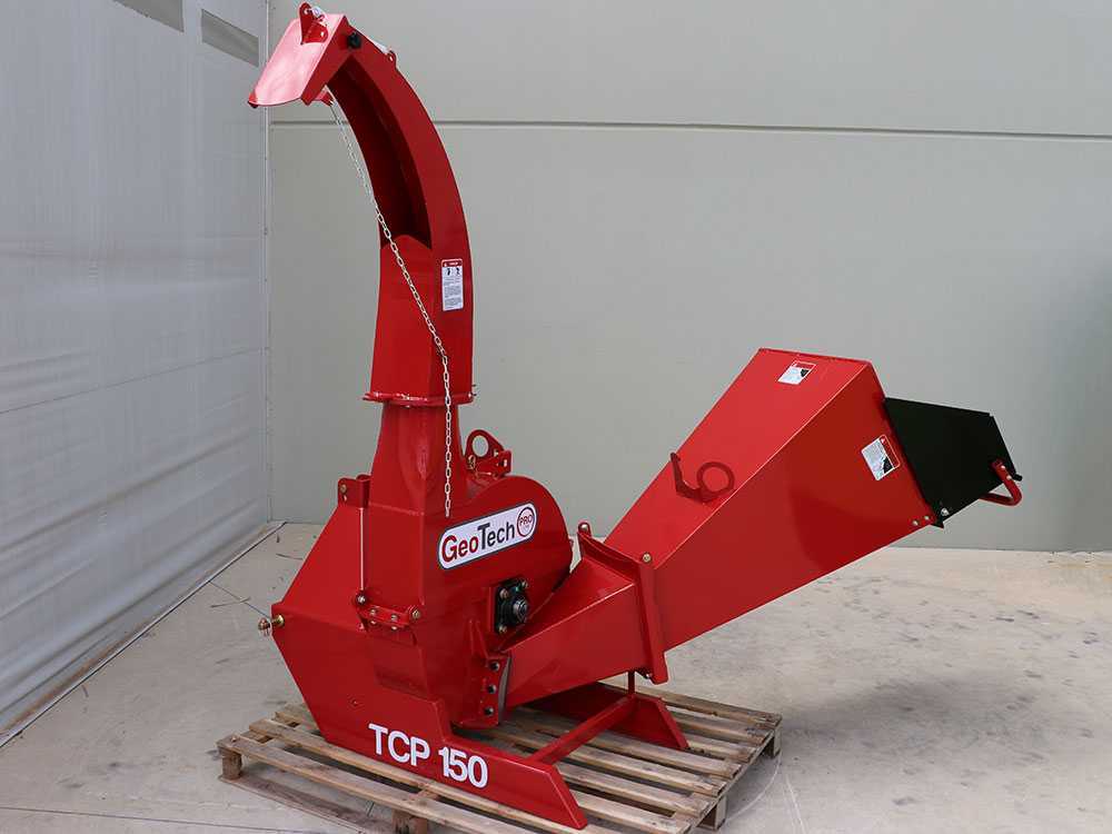 GeoTech Pro TCP 150 aftakas hakselaar, takken tot 150 mm, detail 11