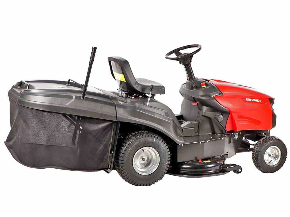 GeoTech RTM 170-960 C gazontractor met opvangbak 96 cm, versnellingsbak, detail 10