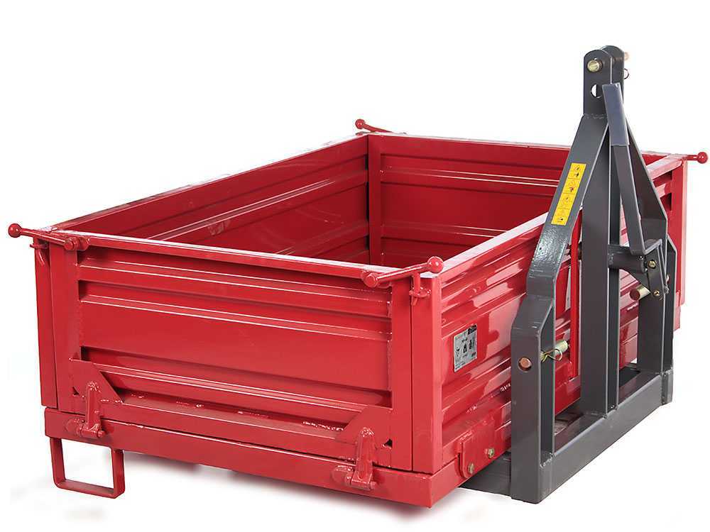 GeoTech TRP 160 transportbak voor de trekker, detail 11