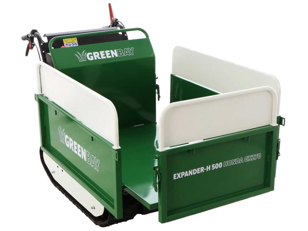 Motorkruiwagen laadvermogen 500 kg GreenBay EXPANDER-H 500 Crawler Carrier, motor Honda GX270, detail 11