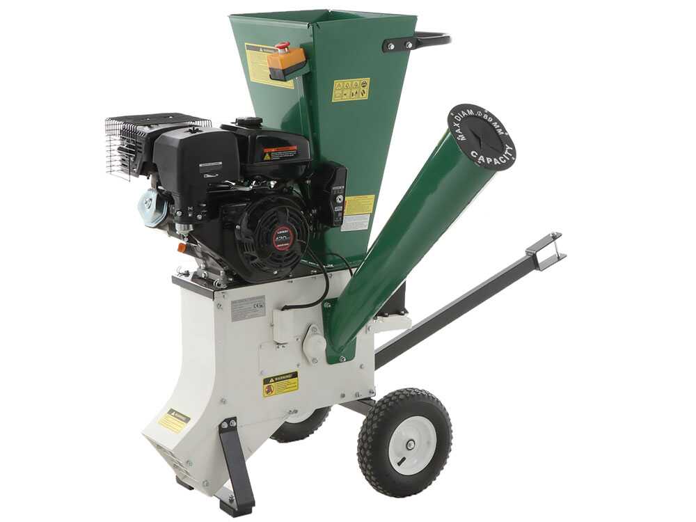 GreenBay GB-WDC 90 LE benzine hakselaar, takken tot 89 mm, detail 10