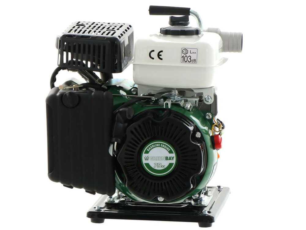 GreenBay GB-WP 40 benzine motorpomp, aansluiting 40 mm, detail 10