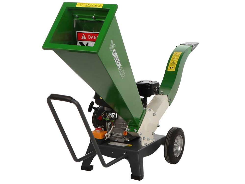 GreenBay GB-WRC 50 L benzine hakselaar, takken tot 50 mm, detail 10