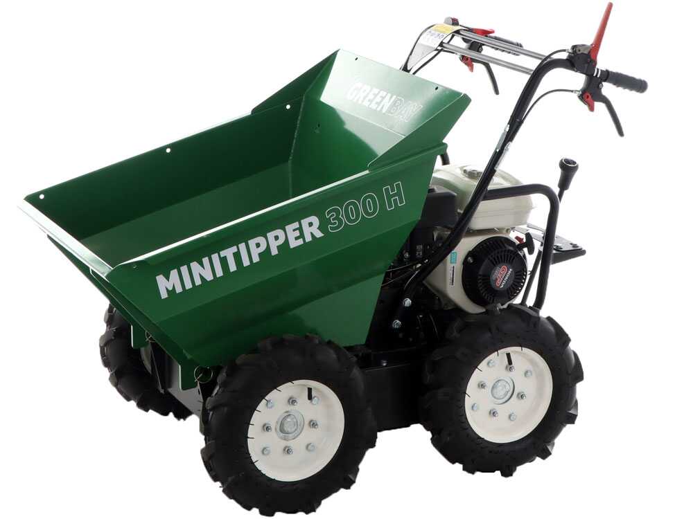 Motorkruiwagen laadvermogen 300 kg GreenBay MiniTipper 300 H, motor Honda GP160, 4x4, detail 10