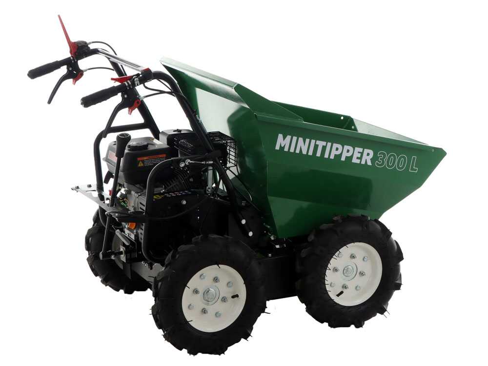 Motorkruiwagen laadvermogen 300 kg GreenBay MiniTipper 300 L, motor Loncin G200F, 4x4, detail 10