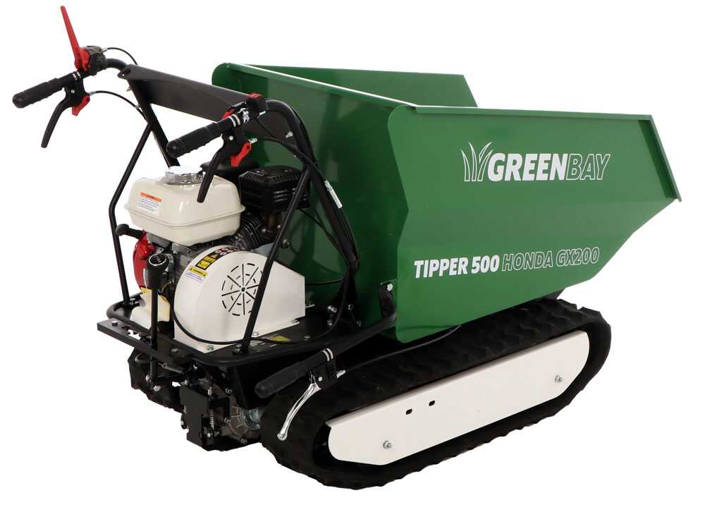 Rupsdumper laadvermogen 500 kg GreenBay Tipper 500, motor Honda GX200, detail 11