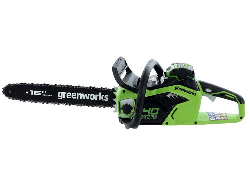 Greenworks GD40CS18 accu kettingzaag, zwaard 40 cm, 40 V 4 Ah, detail 10