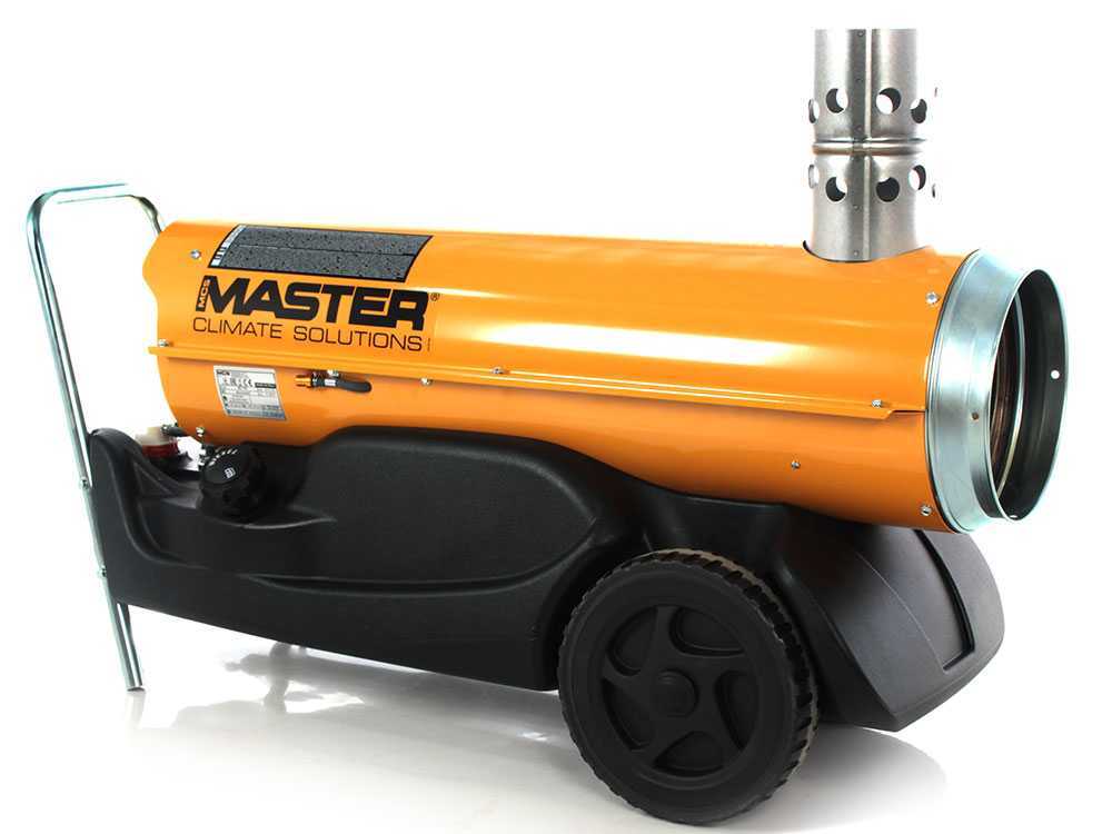 Master BV 77 diesel heteluchtkanon 20 kW, indirect gestookt, detail 11