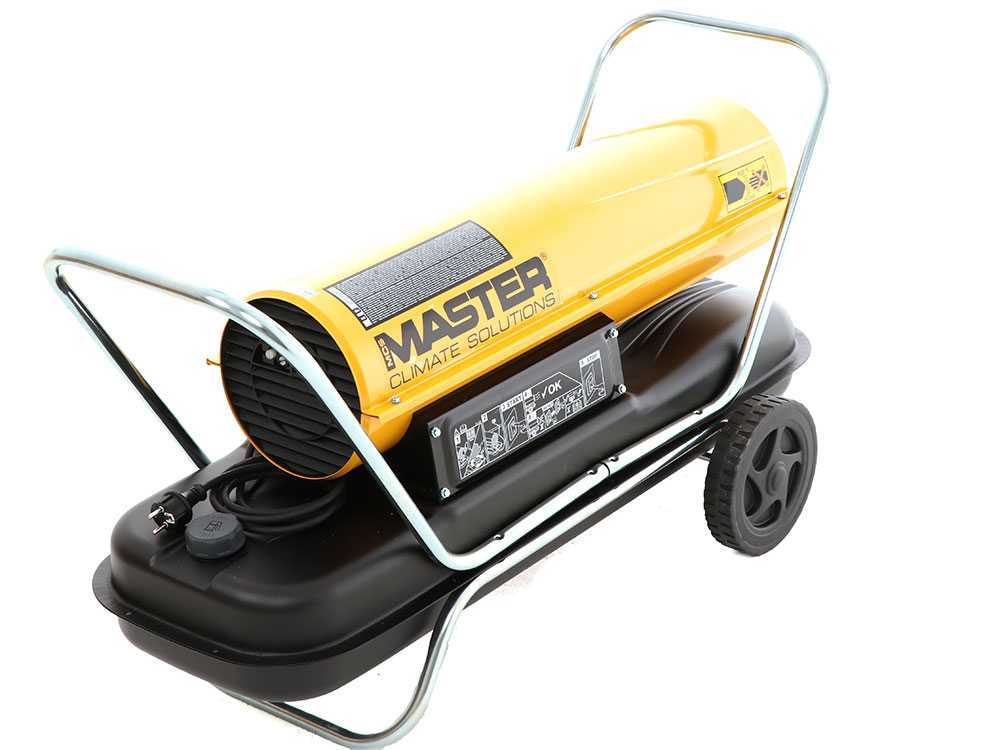 Master B 150 diesel heteluchtkanon 44 kW, direct gestookt, detail 11
