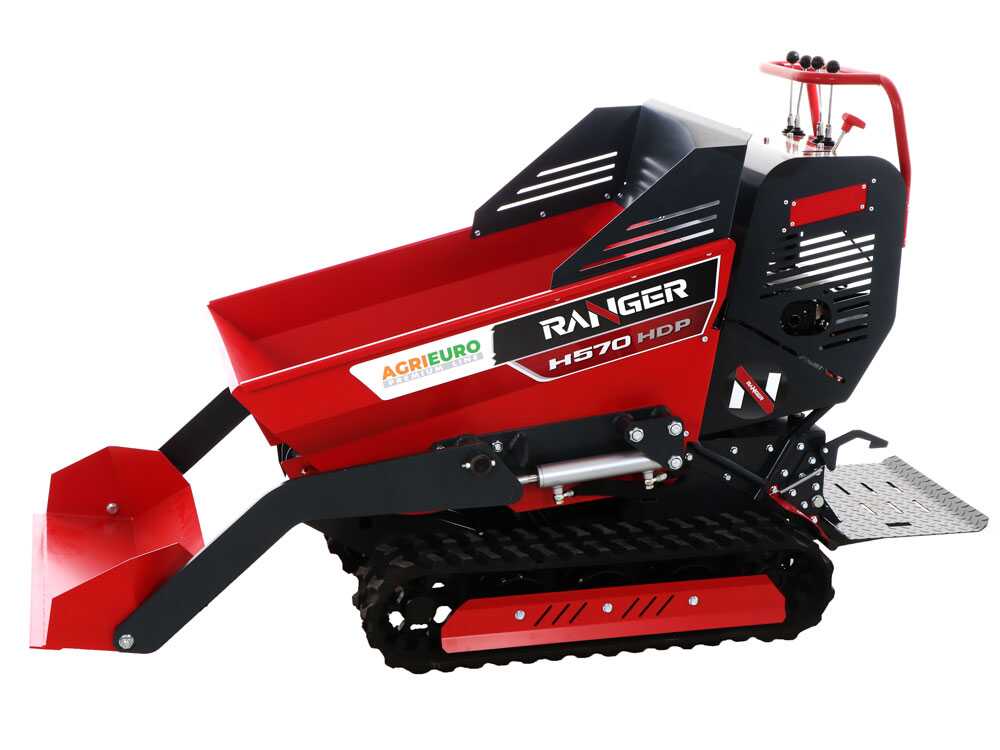Rupsdumper laadvermogen 500 kg AgriEuro Premium Ranger H570 HDP-E, motor Honda GX200, detail 11