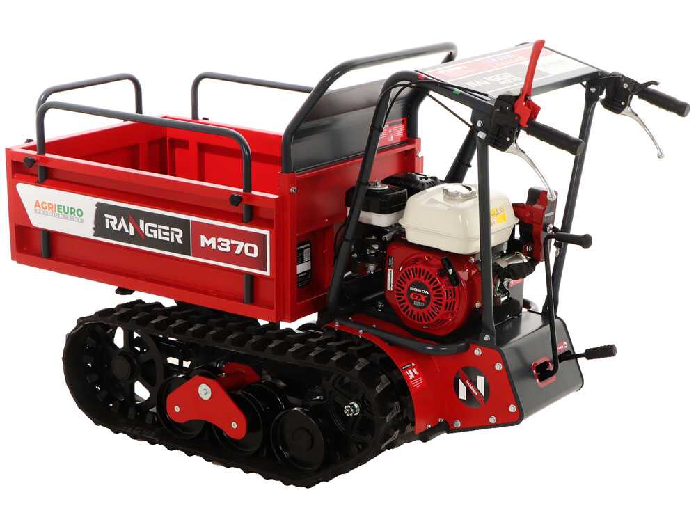 Rupsdumper laadvermogen 350 kg AgriEuro Premium Ranger M370-E Extendable, motor Honda GX160, detail 11