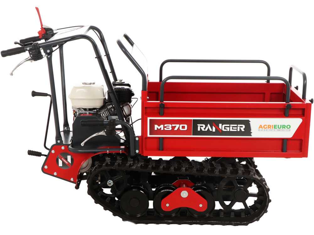 Rupsdumper laadvermogen 350 kg AgriEuro Premium Ranger M370 Extendable, motor Honda GX160, detail 11