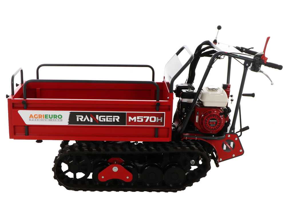 Rupsdumper laadvermogen 500 kg AgriEuro Premium Ranger M570 H-E Extendable, motor Honda GX200, detail 11
