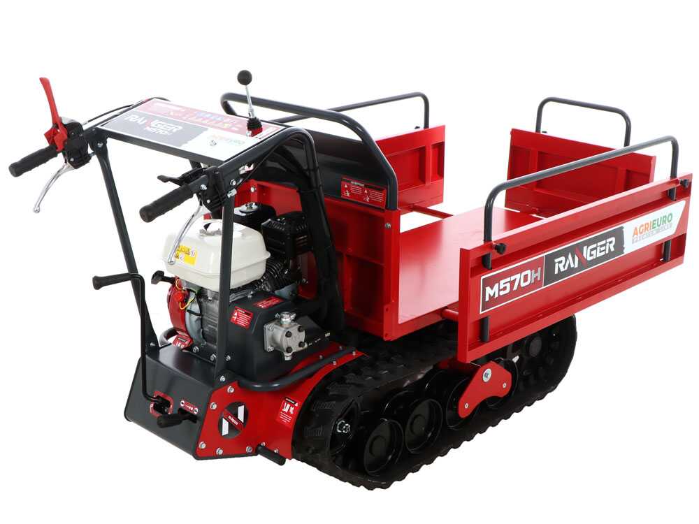 Rupsdumper laadvermogen 500 kg AgriEuro Premium Ranger M570 H Extendable, motor Honda GX200, detail 11