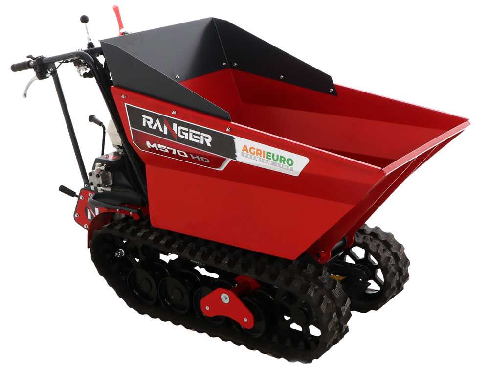 Rupsdumper laadvermogen 500 kg AgriEuro Premium Ranger M570 HD, motor Honda GX200, detail 11