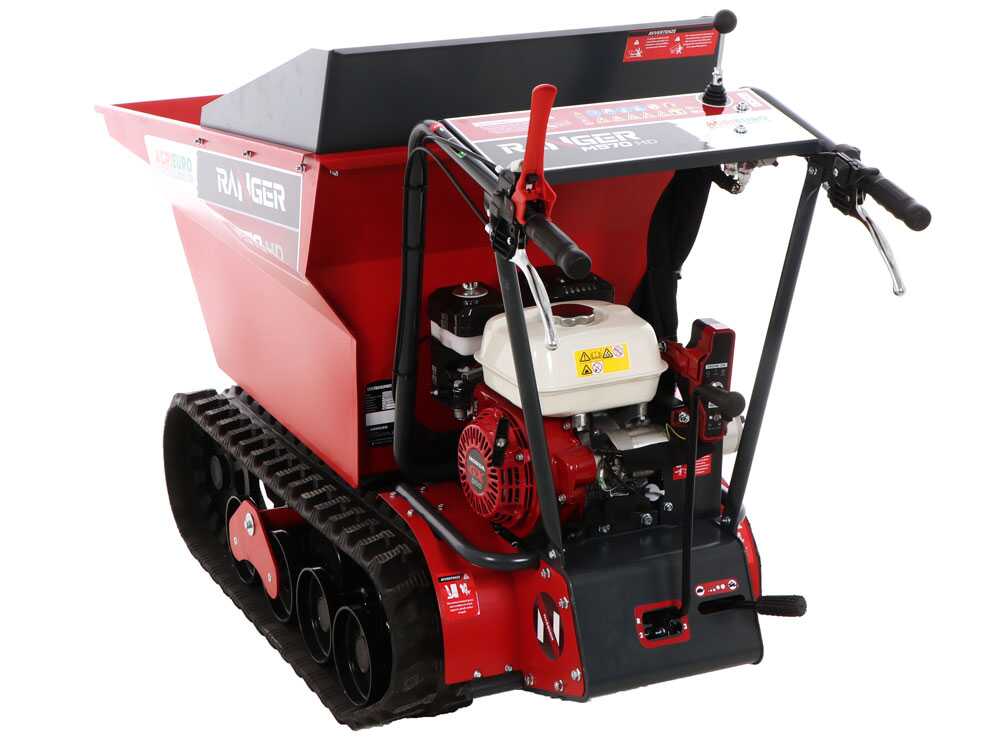 Rupsdumper laadvermogen 500 kg AgriEuro Premium Ranger M570 HD-E, motor Honda GX200, detail 11