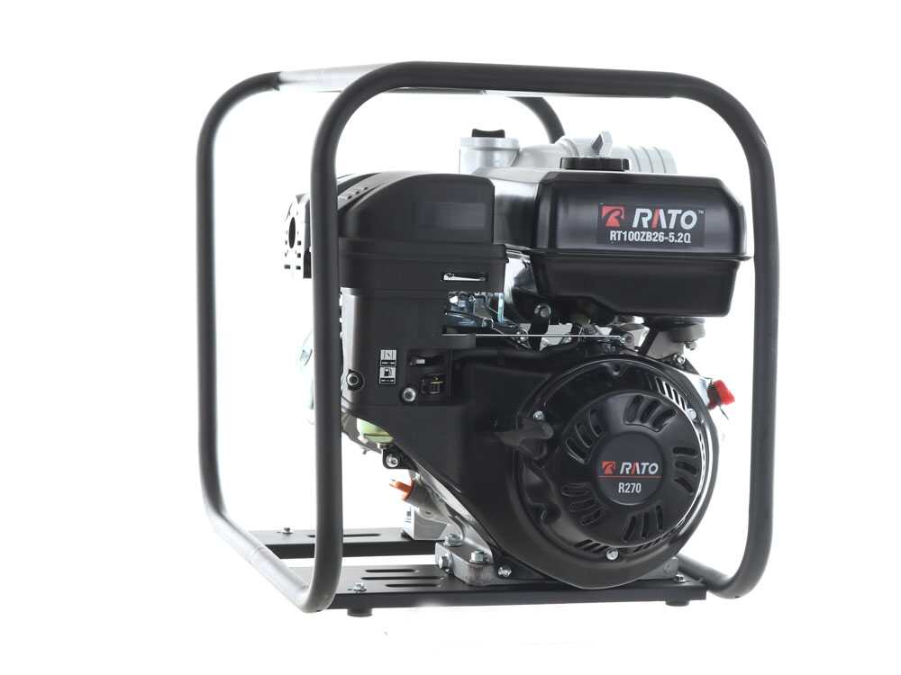 Rato RT100ZB26-5.2Q benzine motorpomp, detail 10