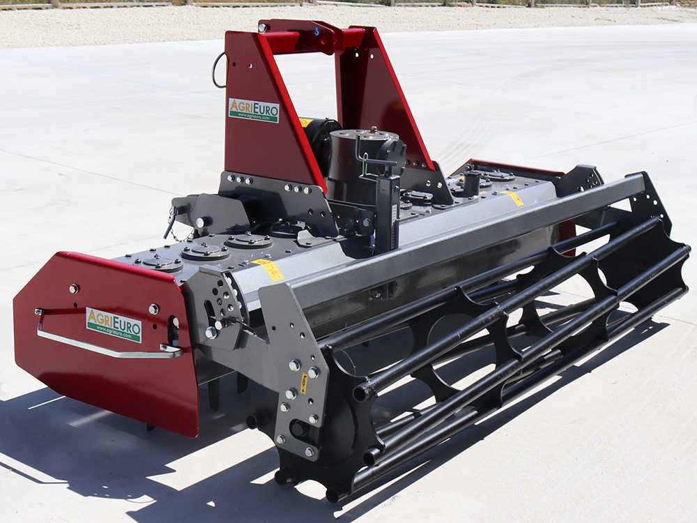 AgriEuro TOP-LINE RF250 rotorkopeg 250 cm, zware serie, kooirol, detail 11