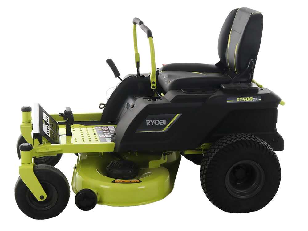 Ryobi ZTR480ex accu-zero-turn zitmaaier 107 cm, automaat, detail 10