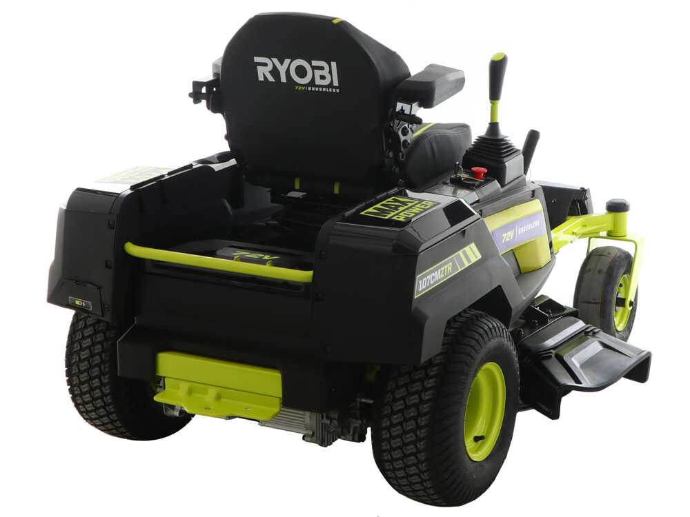 Ryobi ZTRX107 accu-zero-turn zitmaaier 107 cm, automaat, detail 10