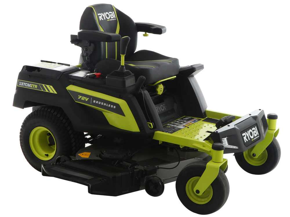 Ryobi ZTRX137 accu-zero-turn zitmaaier 137 cm, automaat, detail 10