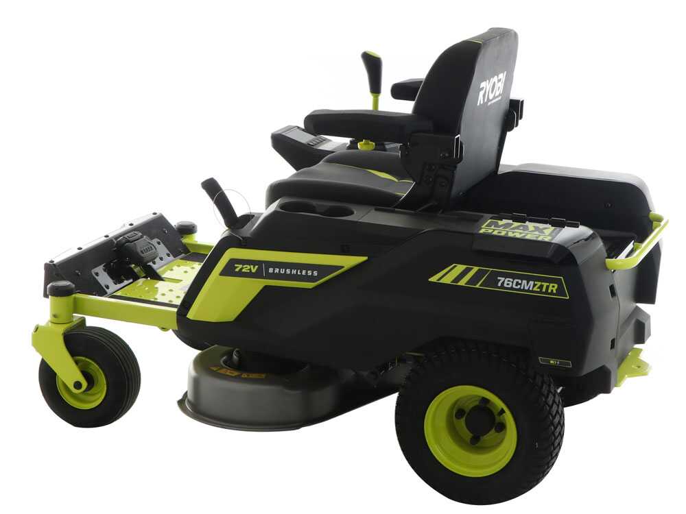 Ryobi ZTRX76 accu-zero-turn zitmaaier 76 cm, automaat, detail 10