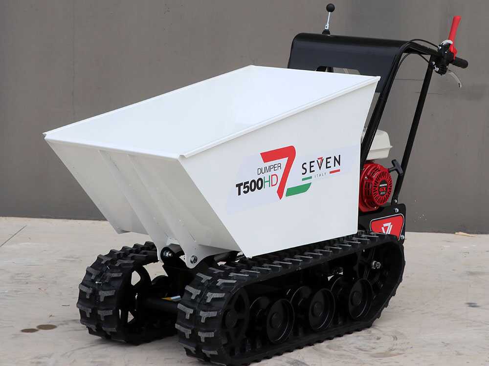 Rupsdumper laadvermogen 500 kg Seven Italy T500HD GX-E, hydraulisch kiepen, detail 11