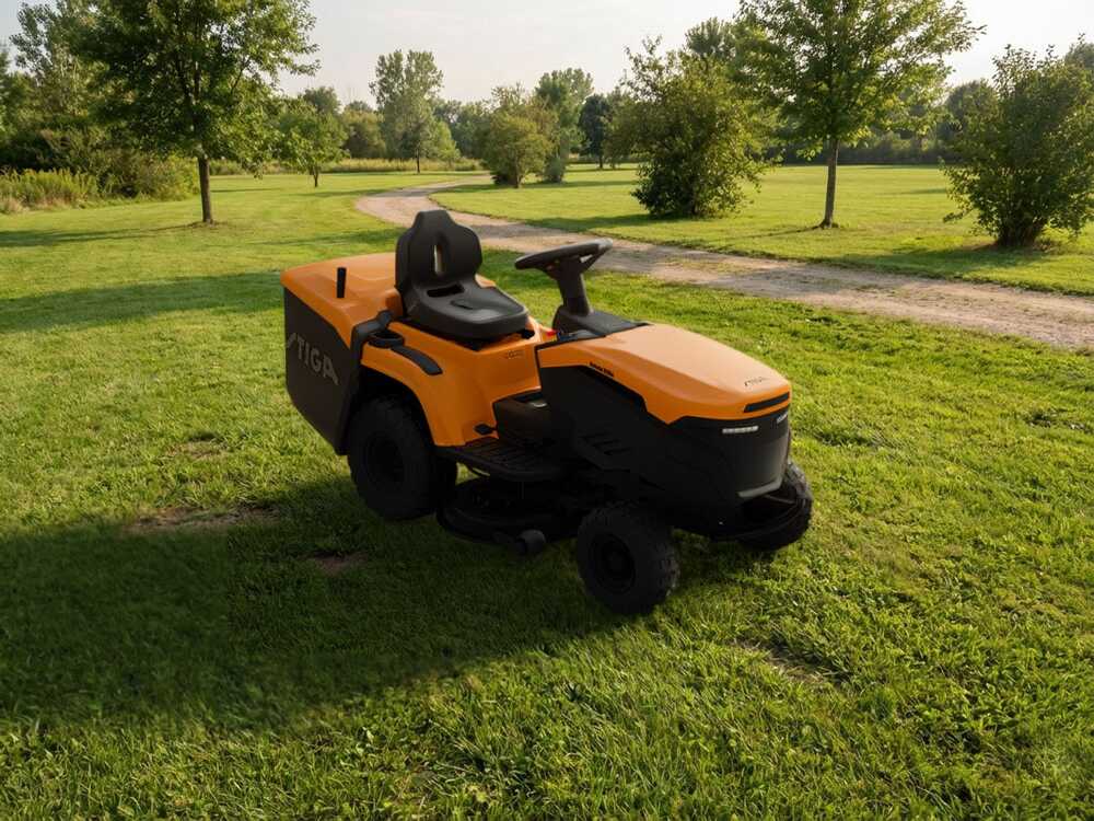 Stiga Estate 598e accu-gazontractor met opvangbak 98 cm, automaat (K612369), detail 11
