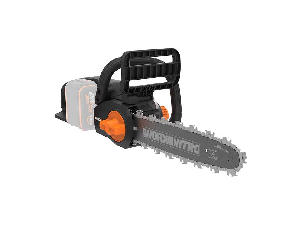 Worx Nitro WG350E.9 accu kettingzaag, zwaard 30 cm, 20 V zonder accu, detail 11