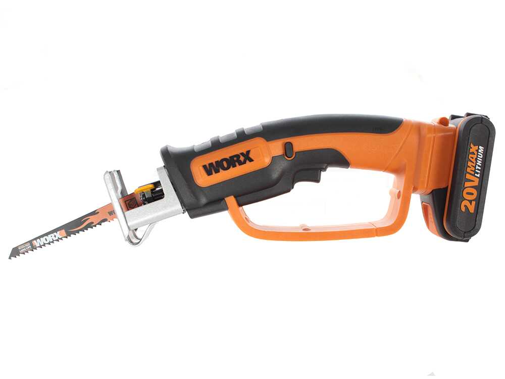 Worx WG894E accu reciprozaag, 20 V 2 Ah, detail 11