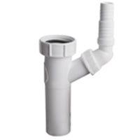 T-stuk wasmachine 1 1/2 x 40 mm productfoto hoge resolutie