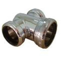 T-stuk chroom 32 x 38 x 32 mm productfoto hoge resolutie