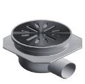 Aquaberg Afvoerput ABS/RVS 100 x 100 mm, 4011 | Rabe - 120406