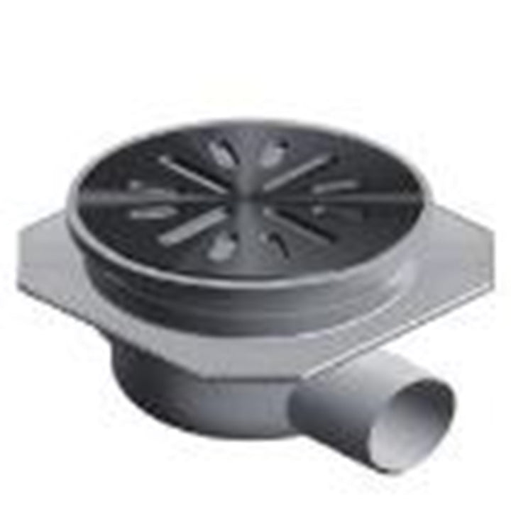 
  Afvoerput ABS/RVS 100 x 100 mm, 4011 productfoto hoge resolutie - artikelnummer 120406
