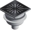 Aquaberg Afvoerput ABS/RVS 150 x 150 mm, 4015 | Rabe - 120408