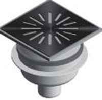 Afvoerput ABS/RVS 150 x 150 mm, 4015 productfoto hoge resolutie
