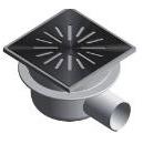 Aquaberg Afvoerput ABS/RVS 150 x 150 mm, 4116R | Rabe - 120472