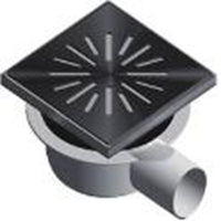 Afvoerput ABS/RVS 150 x 150 mm, 4416 productfoto hoge resolutie