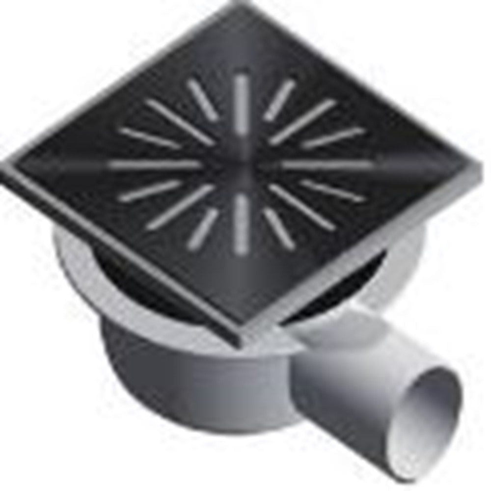 Afvoerput ABS/RVS 150 x 150 mm, 4616 productfoto hoge resolutie
