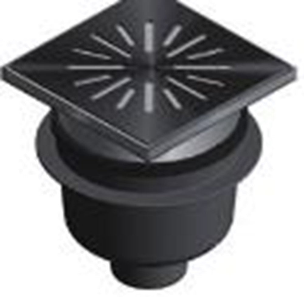 Afvoerput ABS/RVS 200 x 200 mm, 6320 productfoto hoge resolutie