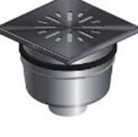 Afvoerput RVS 200 x 200 mm, 4520 productfoto hoge resolutie